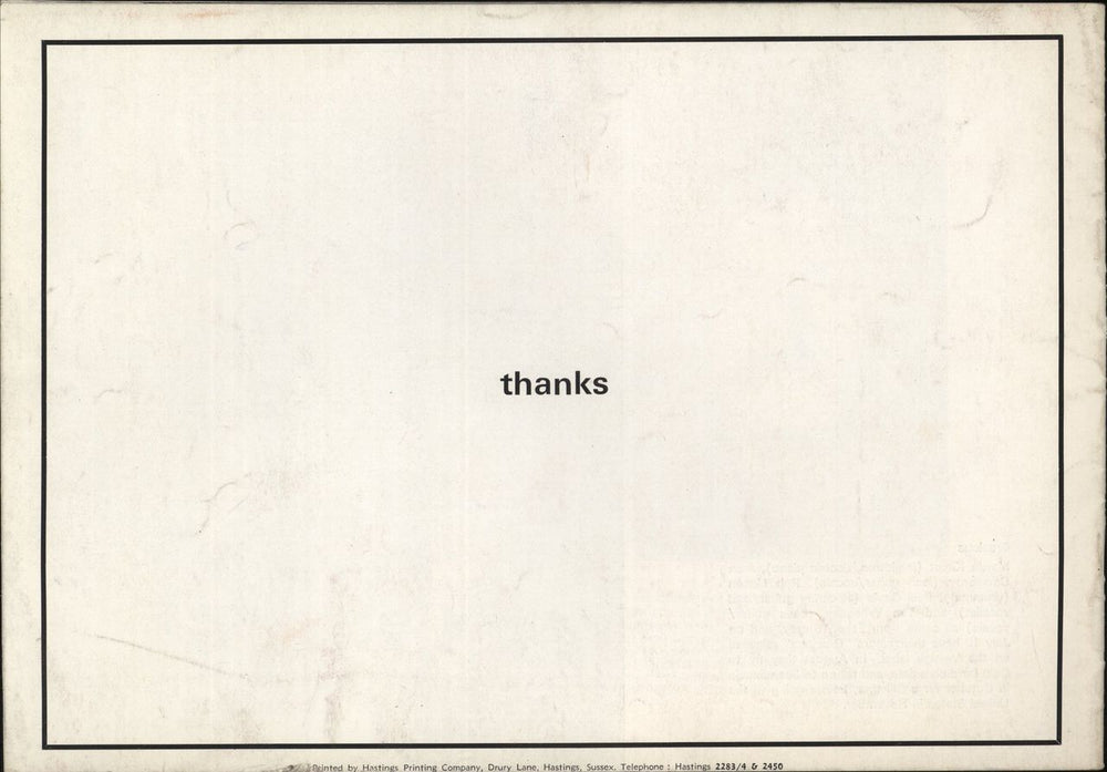 Black Sabbath A Bank Holiday Festival UK tour programme