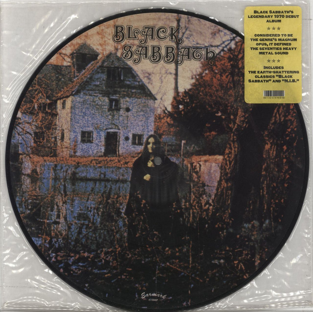 Black Sabbath Black Sabbath Italian picture disc LP (vinyl picture disc album) 41004P