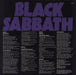 Black Sabbath Master Of Reality - 180 Gram Vinyl US vinyl LP album (LP record)