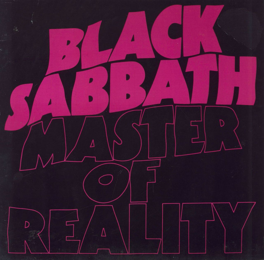 Black Sabbath Master Of Reality - EX German vinyl LP album (LP record) NEL6004