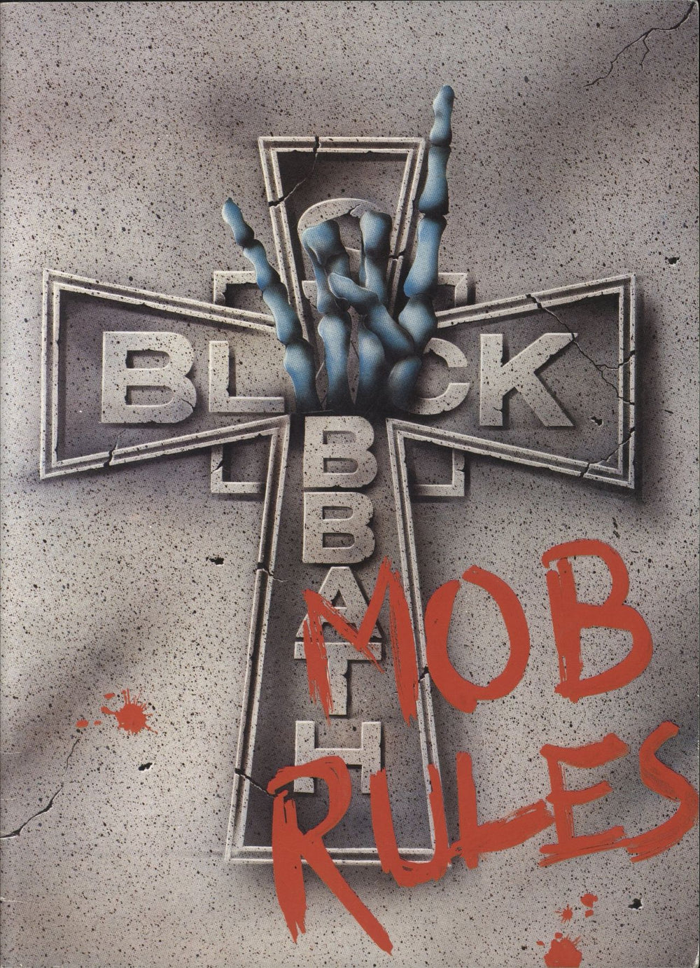 Black Sabbath Mob Rules - Ex UK tour programme TOUR PROGRAMME