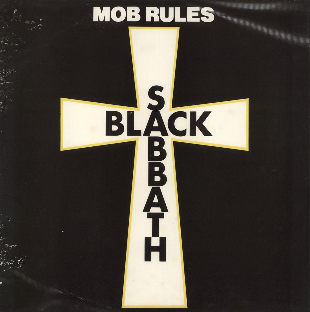 Black Sabbath Mob Rules - VG UK 12" vinyl single (12 inch record / Maxi-single) SAB512