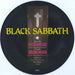 Black Sabbath Paranoid UK 7" vinyl picture disc (7 inch picture disc single) BLK7PPA43968