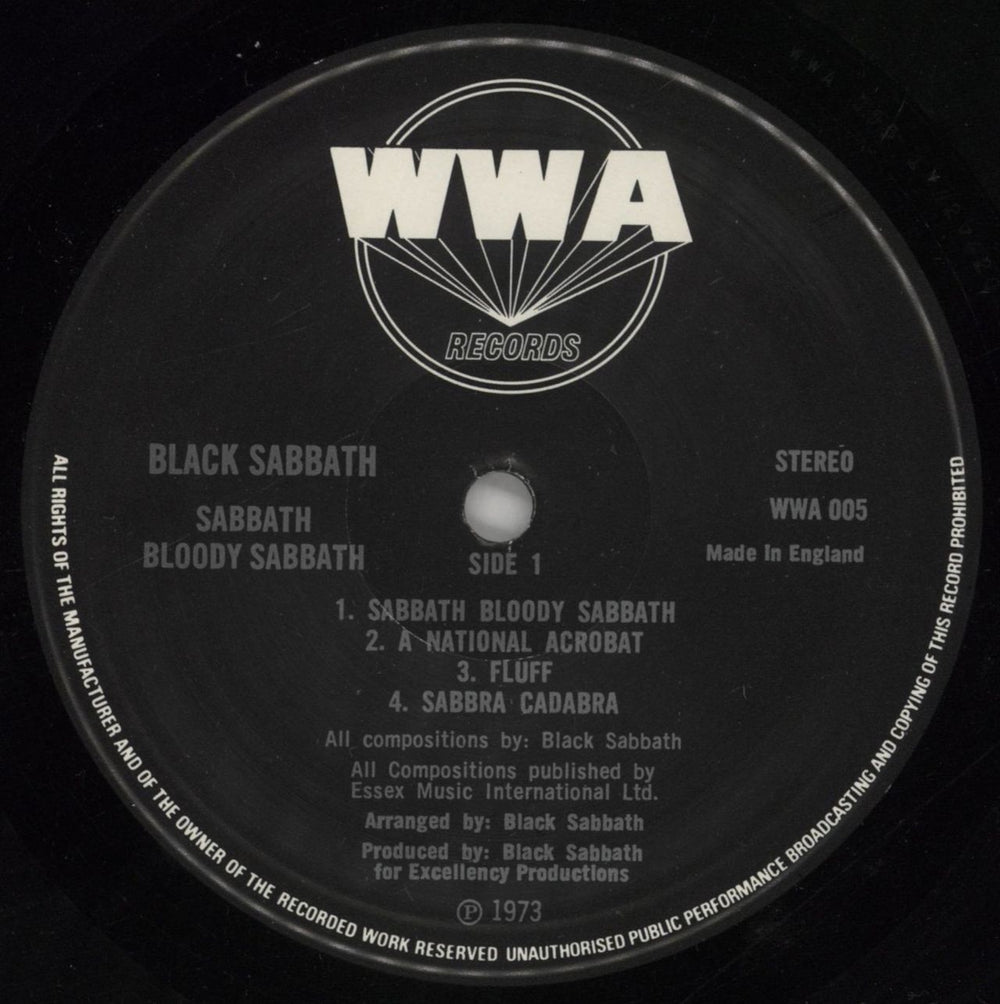 Black Sabbath Sabbath Bloody Sabbath - 3rd - EX UK vinyl LP album (LP record) BLKLPSA739024