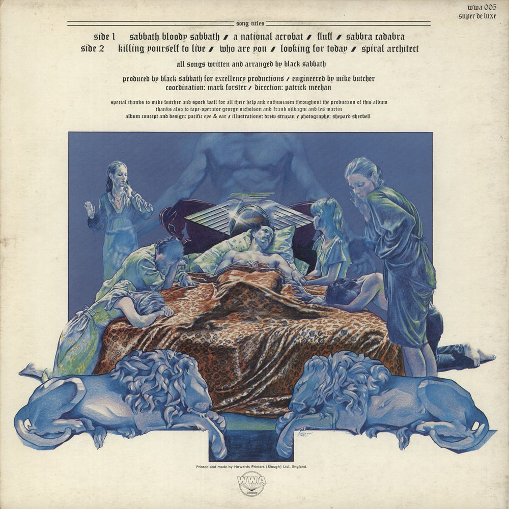 Black Sabbath Sabbath Bloody Sabbath - 3rd + Inner - EX UK vinyl LP album (LP record)