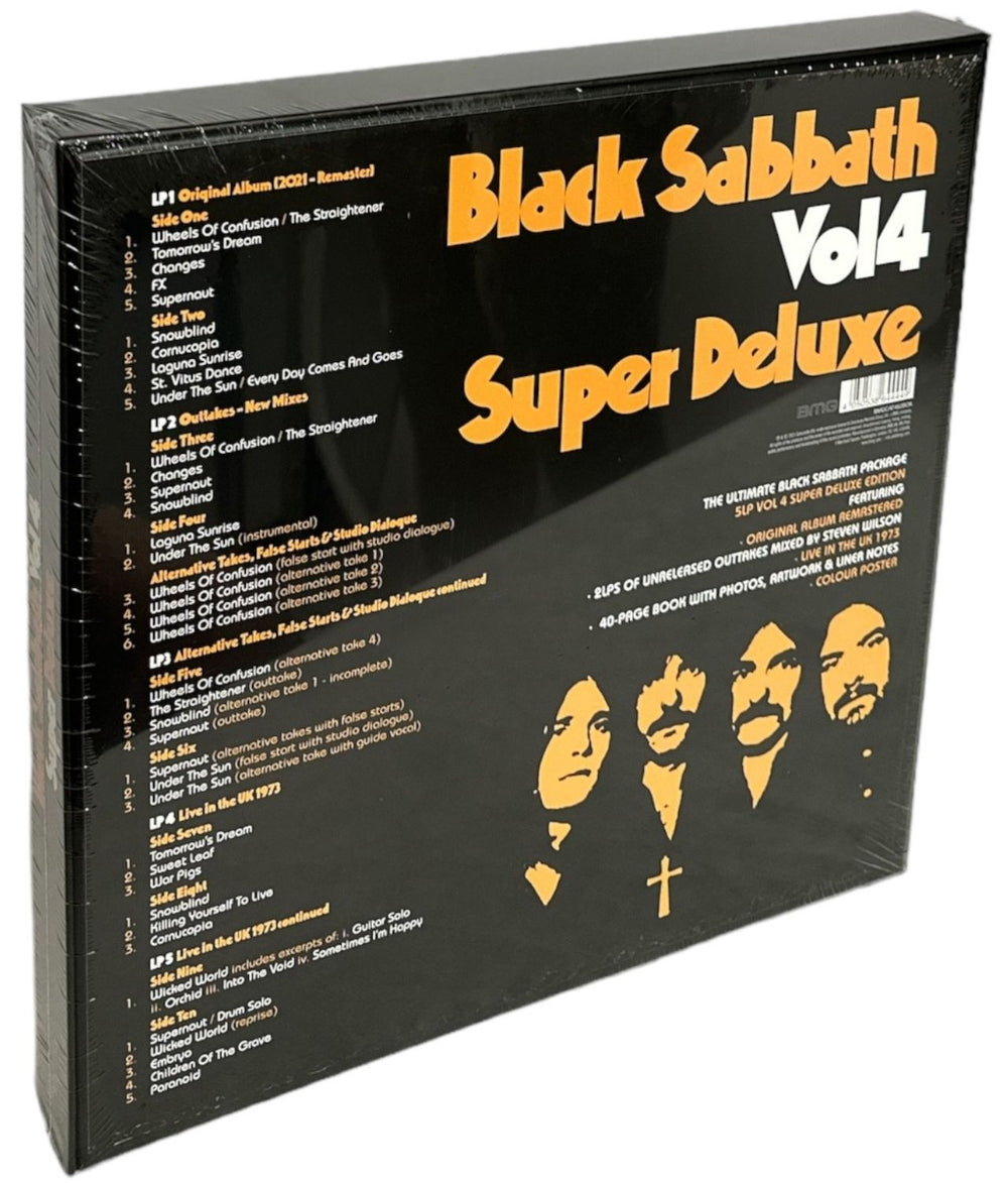 Black Sabbath Vol. 4 - 5LP Super Deluxe Edition UK Vinyl Box Set 4050538644449