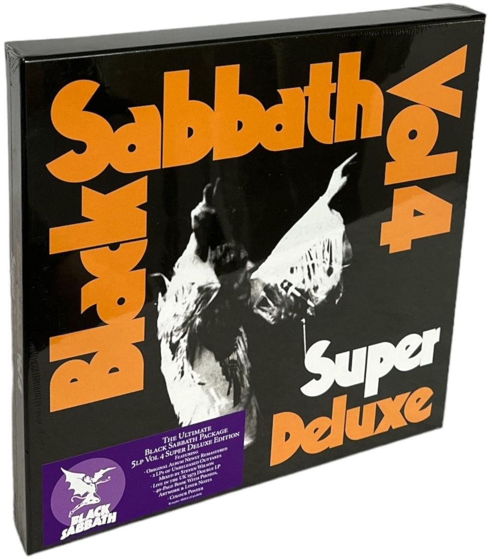 Black Sabbath Vol. 4 - 5LP Super Deluxe Edition UK Vinyl Box Set BMGCAT462BOX