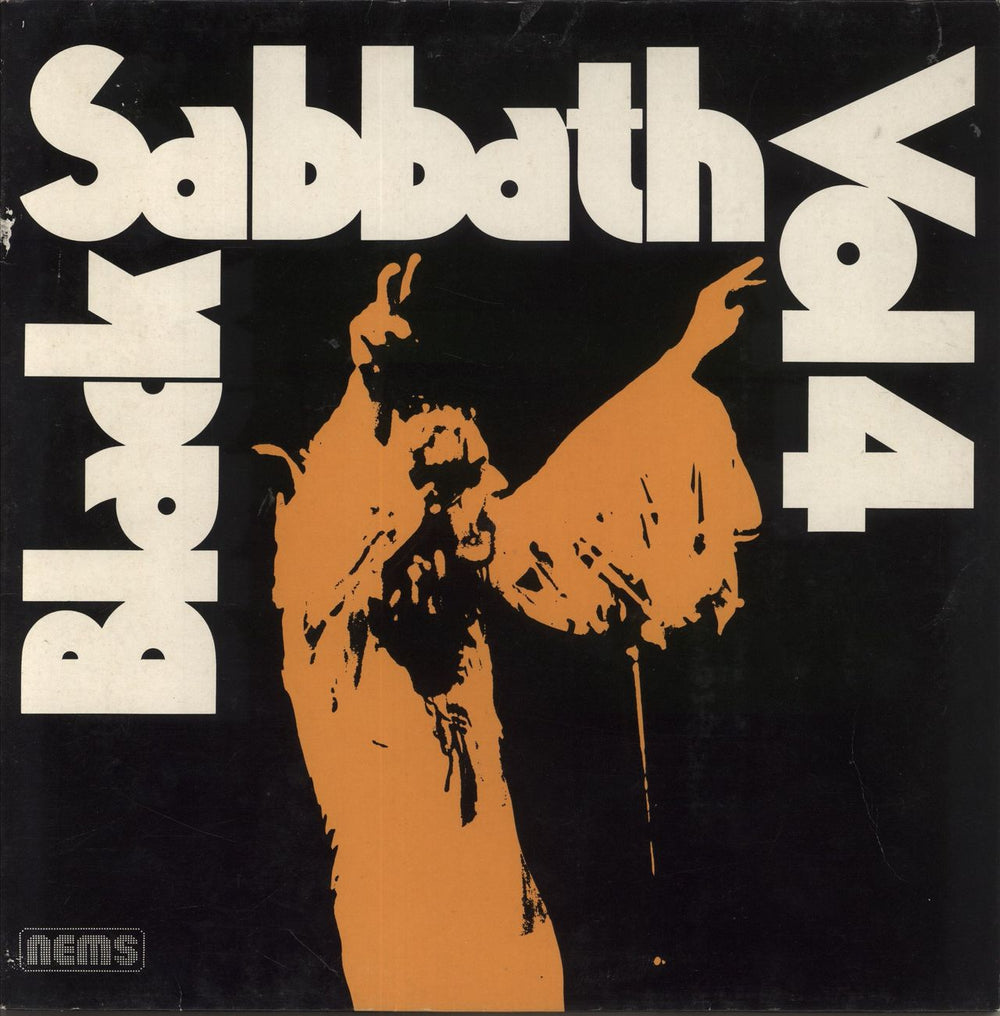 Black Sabbath Vol. 4 + Integral Booklet - VG UK vinyl LP album (LP record) NEL6005