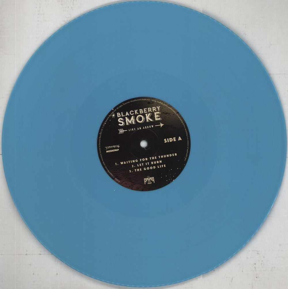 Blackberry Smoke Like An Arrow - Blue Vinyl - Shrink UK 2-LP vinyl record set (Double LP Album) QLD2LLI852033