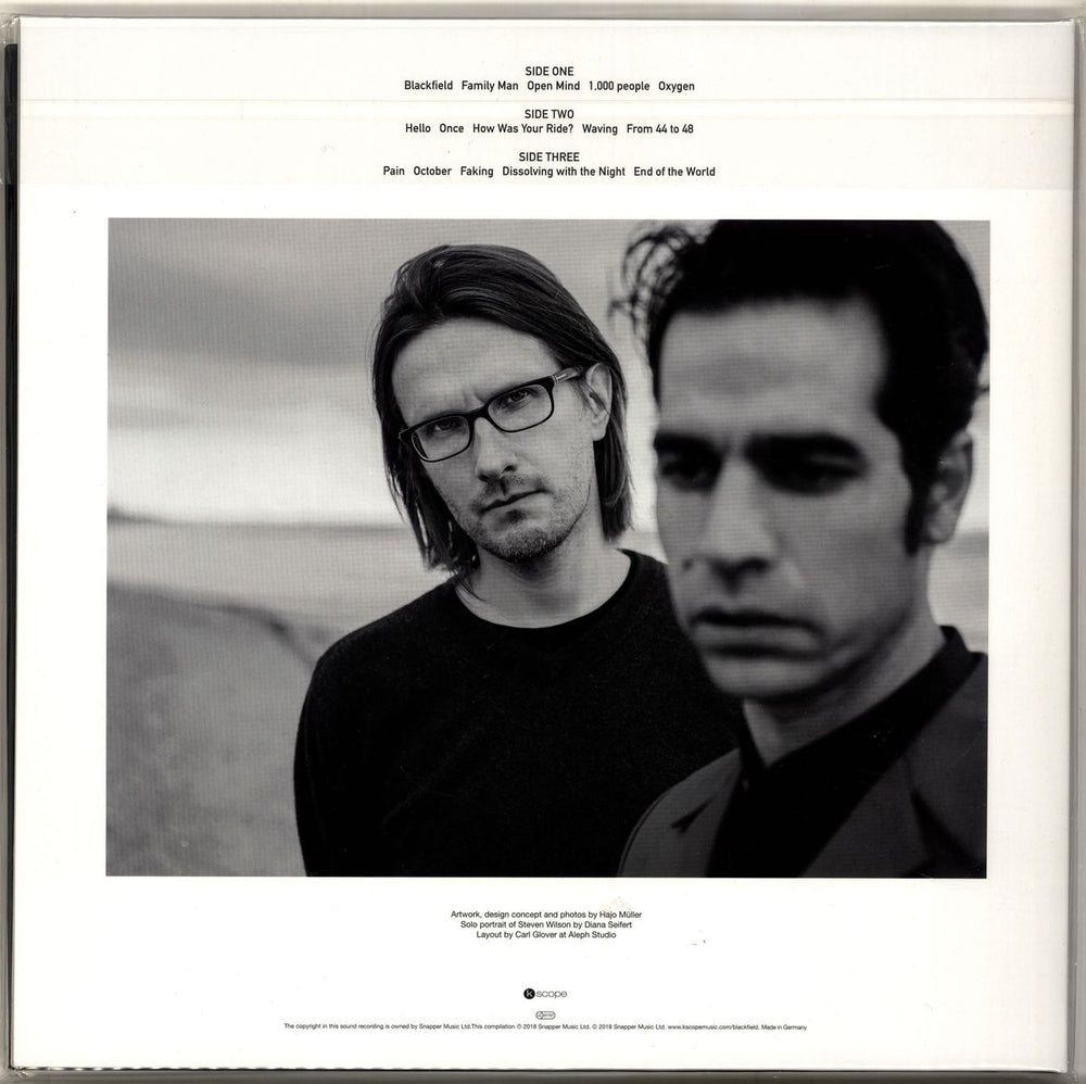 Blackfield Open Mind: The Best Of - White Vinyl - Sealed UK 2-LP vinyl record set (Double LP Album) 802644800318