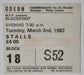 Blackfoot In Concert + Ticket Stub UK tour programme KFOTRIN756640