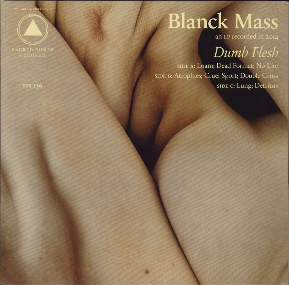 Blanck Mass Dumb Flesh - Clear Vinyl US 2-LP vinyl record set (Double LP Album) SBR-136