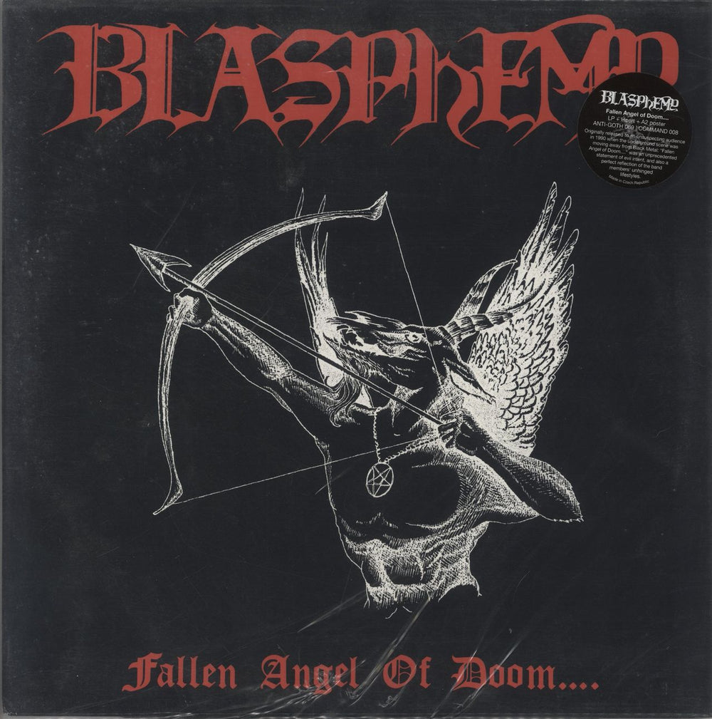 Blasphemy Fallen Angel Of Doom US vinyl LP album (LP record) ANTI-GOTH069