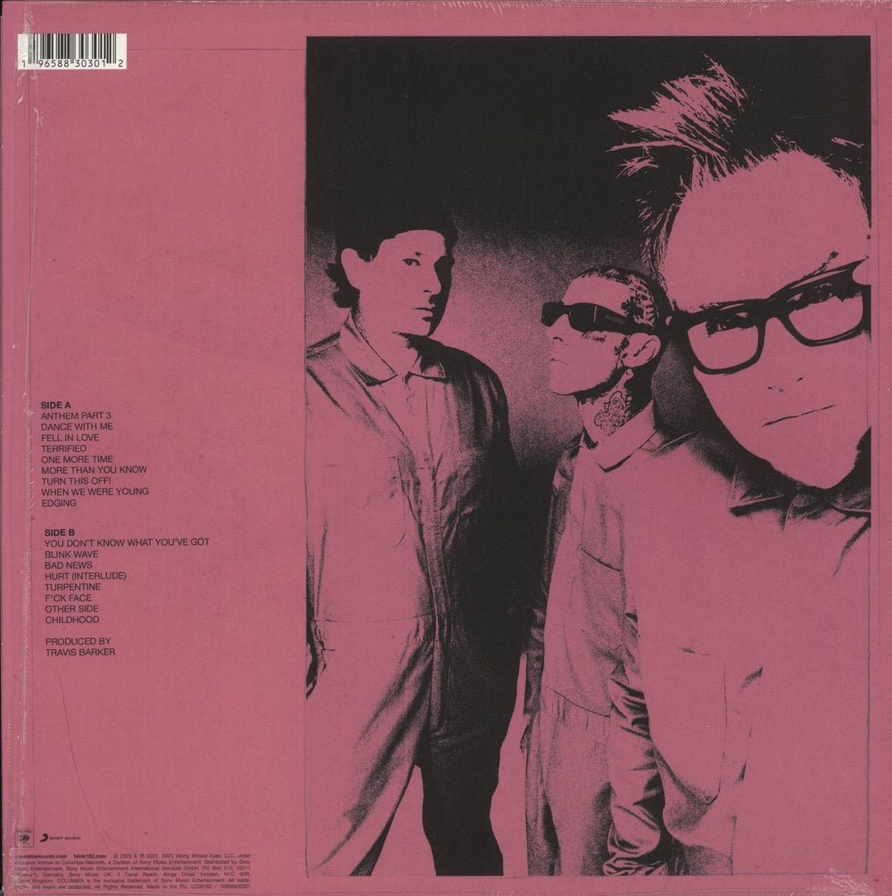 Blink 182 One More Time - Coke Bottle Clear Vinyl UK vinyl LP album (LP record) 196588303012