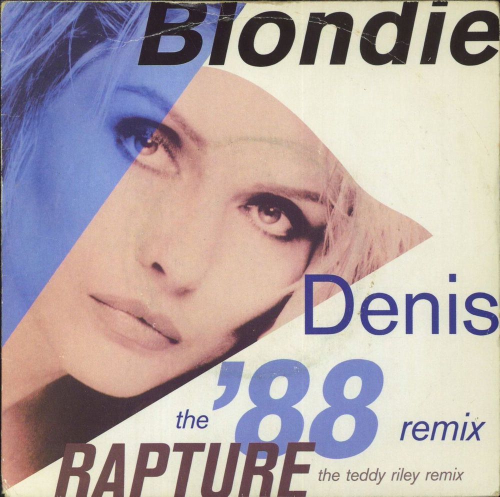 Blondie Denis '88 UK 7" vinyl single (7 inch record / 45) CHS3328