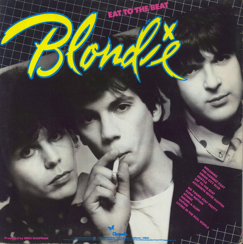 Blondie Eat To The Beat Hong Kong vinyl LP album (LP record)