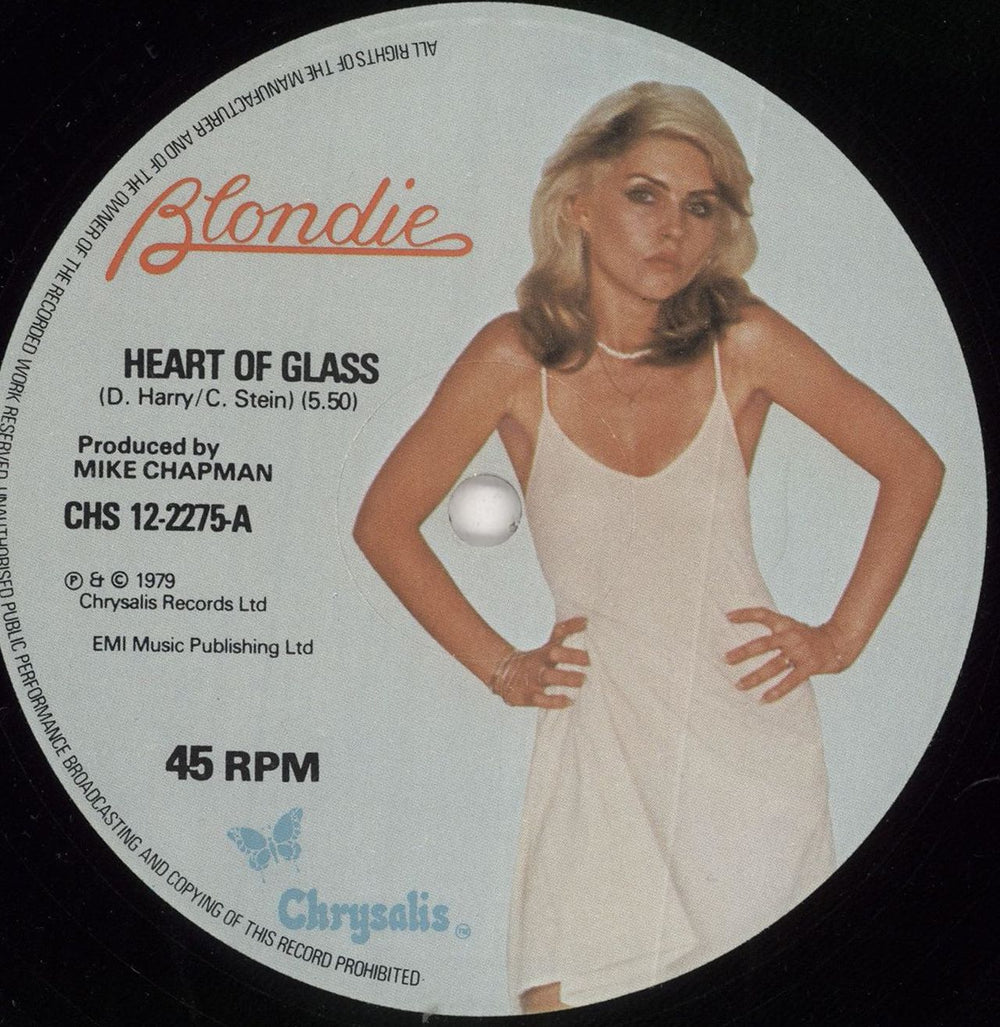 Blondie Heart Of Glass - EX UK 12" vinyl single (12 inch record / Maxi-single) BLO12HE18698