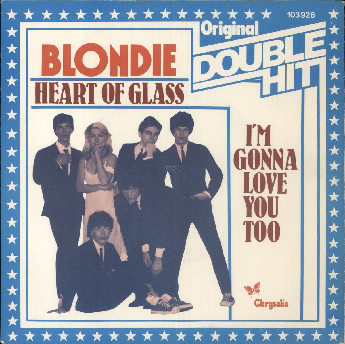 Blondie Heart Of Glass / I'm Gonna Love You Too German 7" vinyl