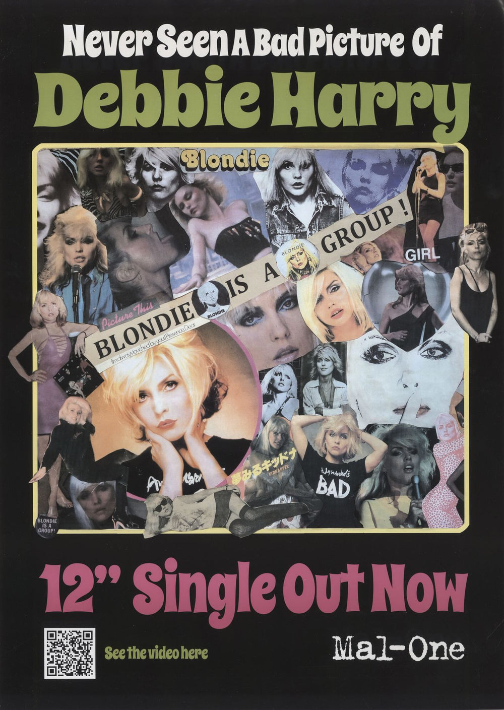 Blondie Never Seen A Bad Picture Of Debbie Harry + poster - Sealed UK 12" vinyl single (12 inch record / Maxi-single)