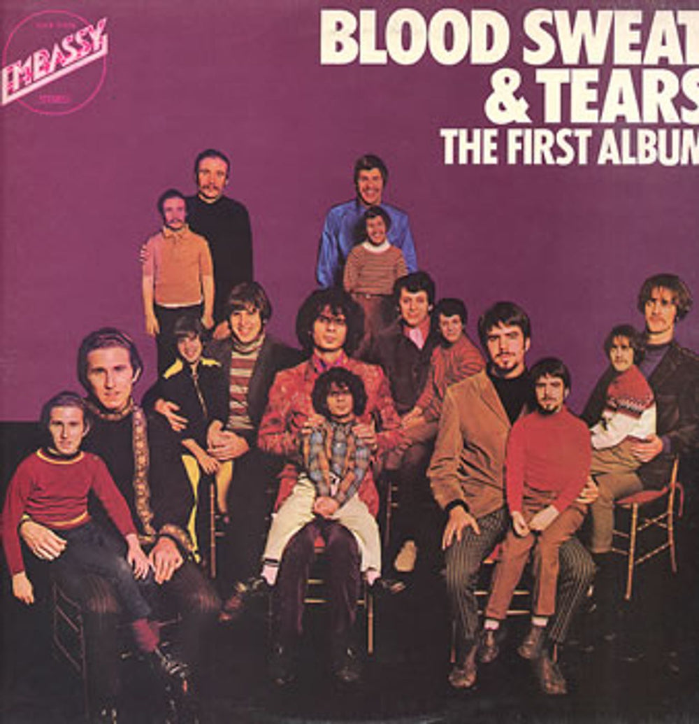 Blood Sweat & Tears The First Album UK vinyl LP album (LP record) EMB31028