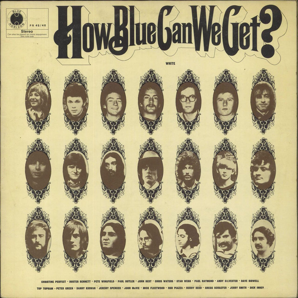 Blue Horizon How Blue Can We Get? UK 2-LP vinyl record set (Double LP Album) PR45/46