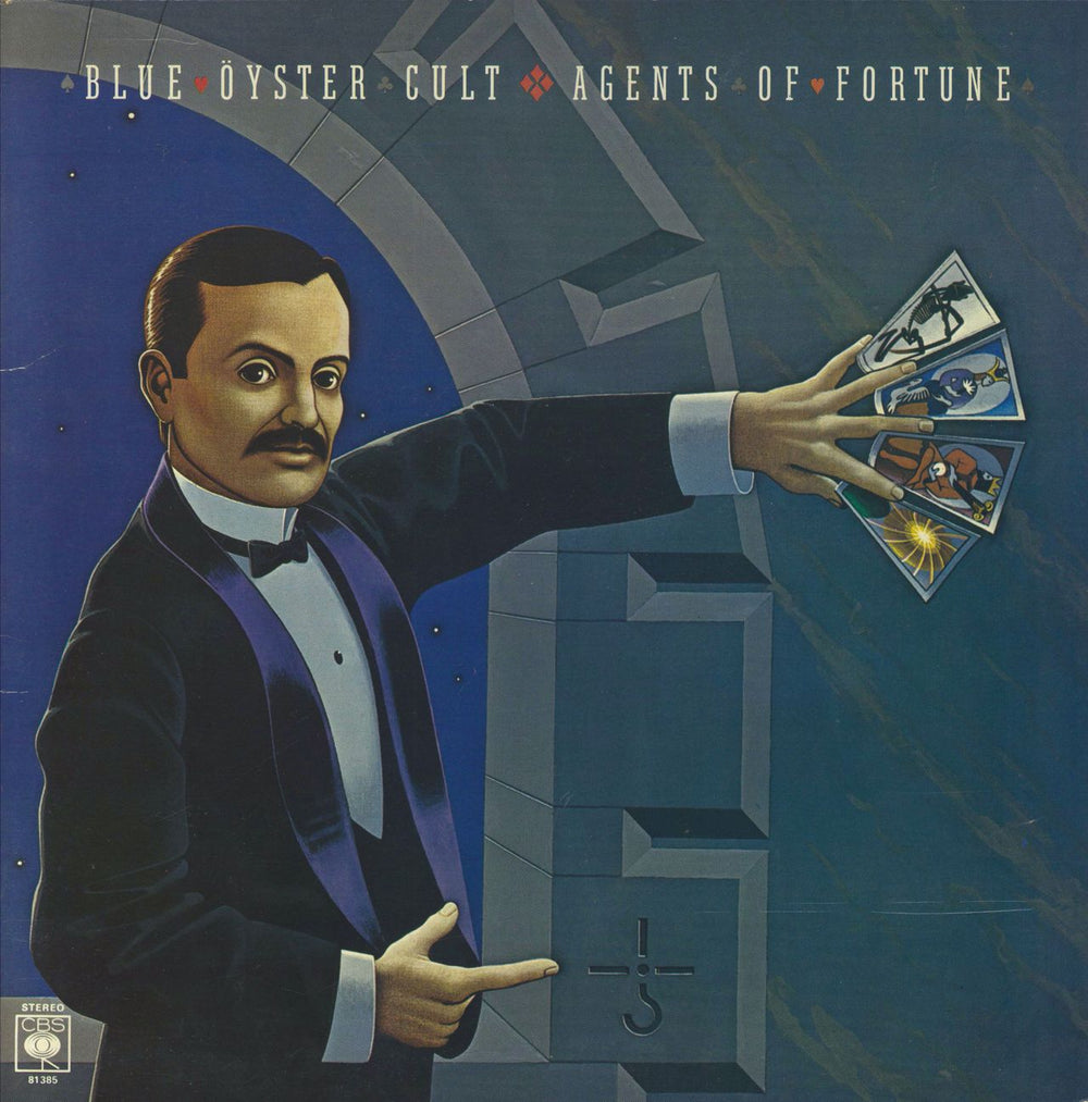 Blue Oyster Cult Agents Of Fortune - EX UK vinyl LP album (LP record) CBS81385