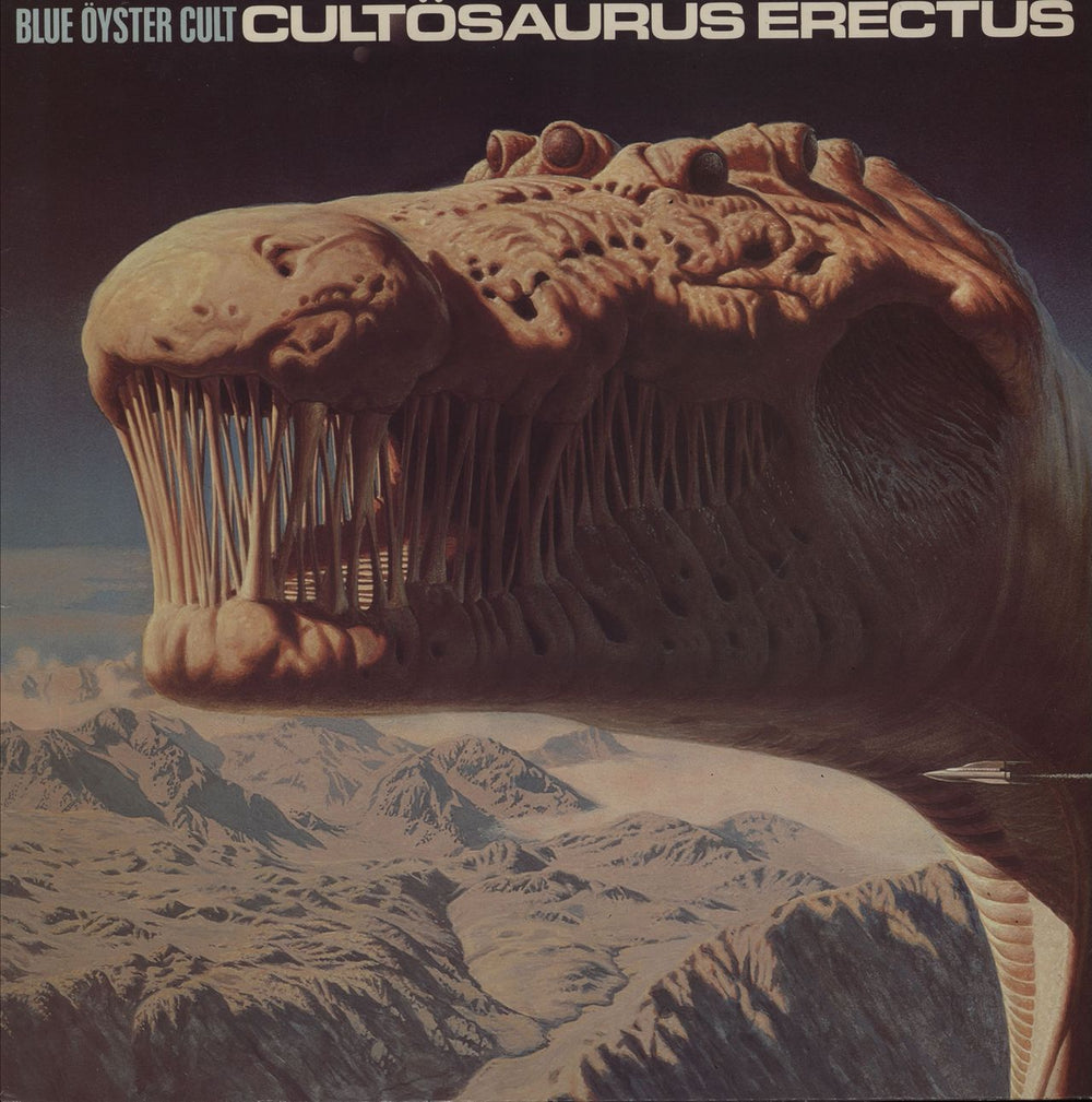 Blue Oyster Cult Cultosaurus Erectus + Poster - EX UK vinyl LP album (LP record) 86120