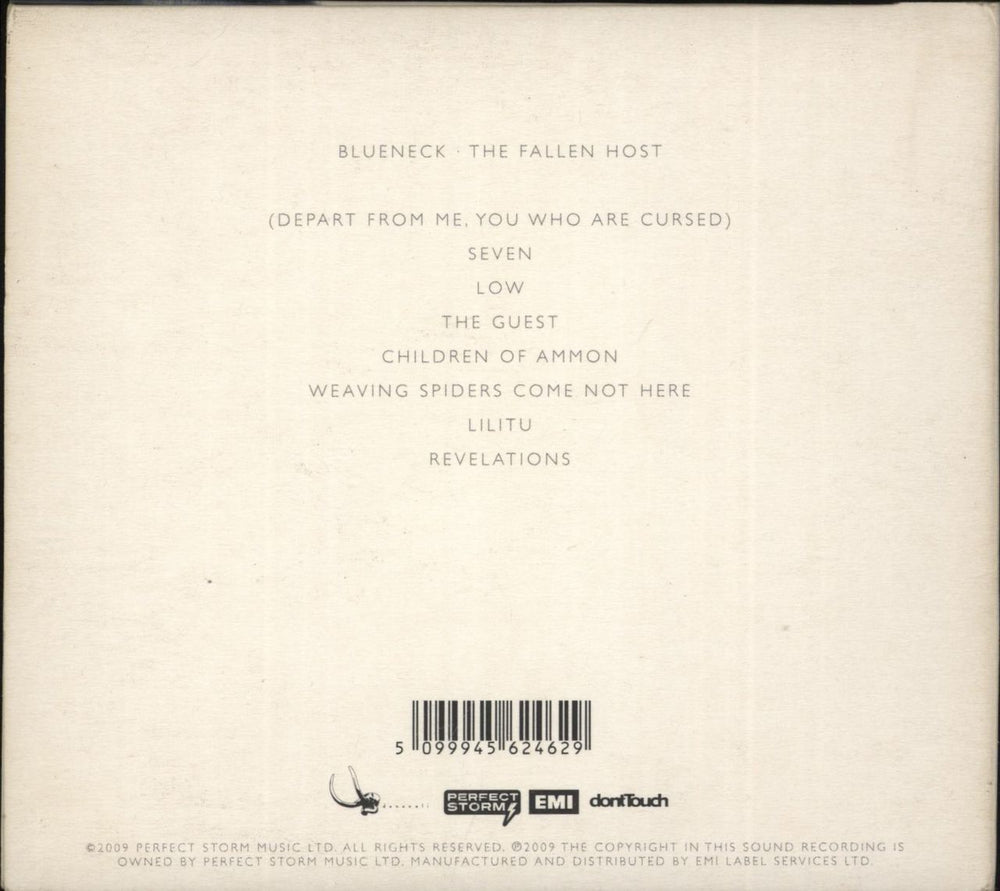 Blueneck The Fallen Host UK CD album (CDLP) 5099945624629