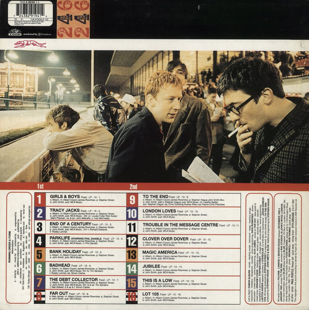 Blur Parklife - Ex UK vinyl LP album (LP record) 724382919414