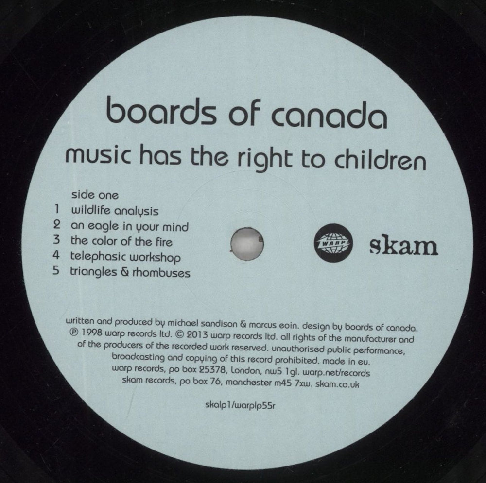 Boards Of Canada Music Has The Right To Children UK 2-LP vinyl record set (Double LP Album) BOF2LMU862003