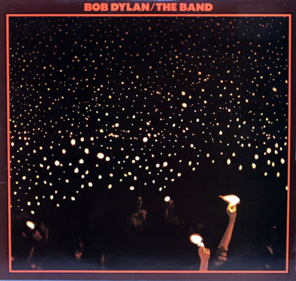 Bob Dylan Before The Flood - Graduated Orange Label UK 2-LP vinyl record set (Double LP Album) CBS22137