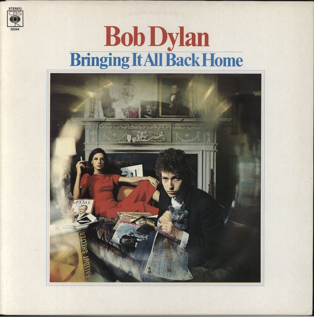 Bob Dylan Bringing It All Back Home - Red Label UK vinyl LP album (LP record) CBS32344