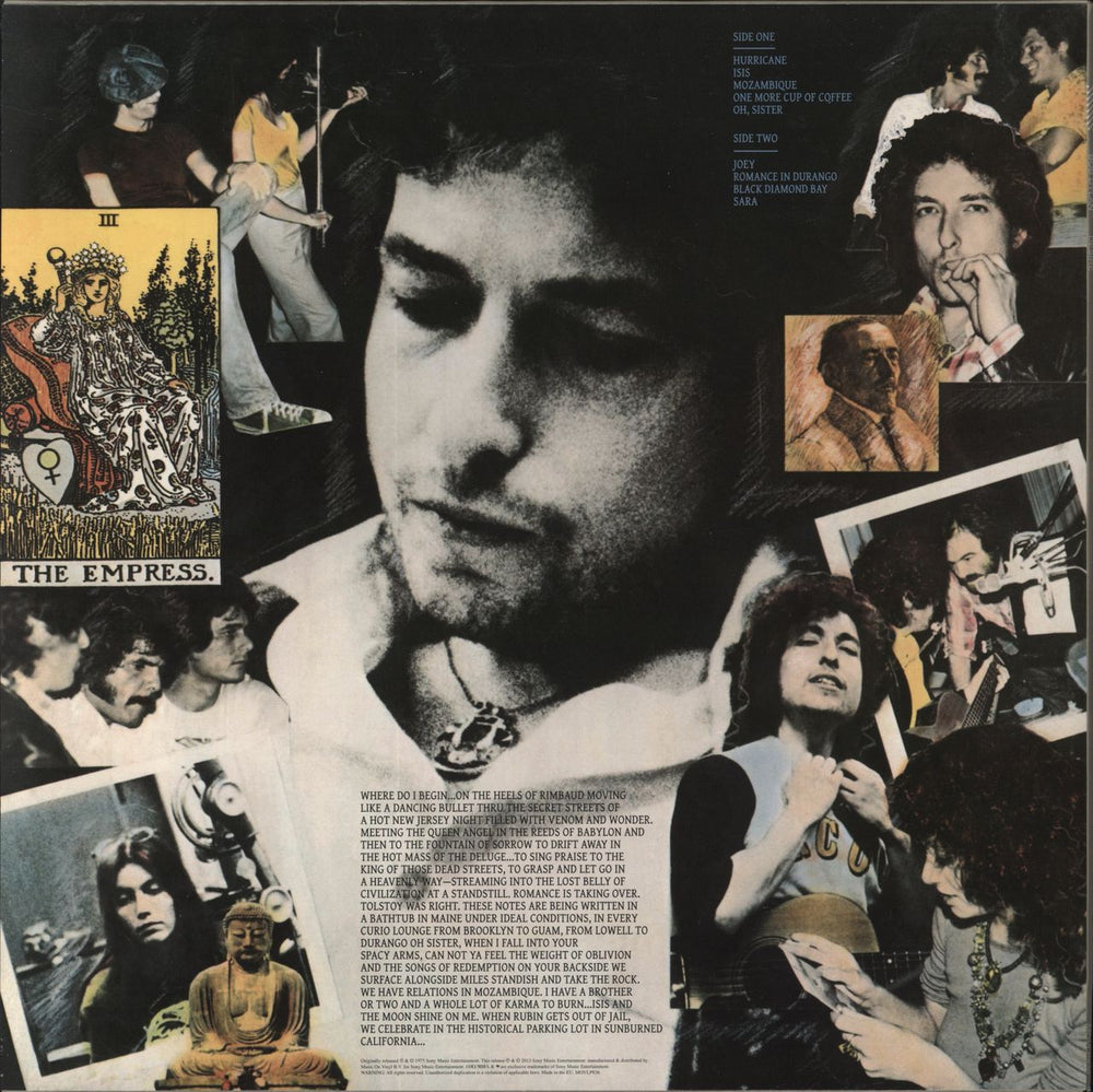 Bob Dylan Desire-180g UK vinyl LP album (LP record)