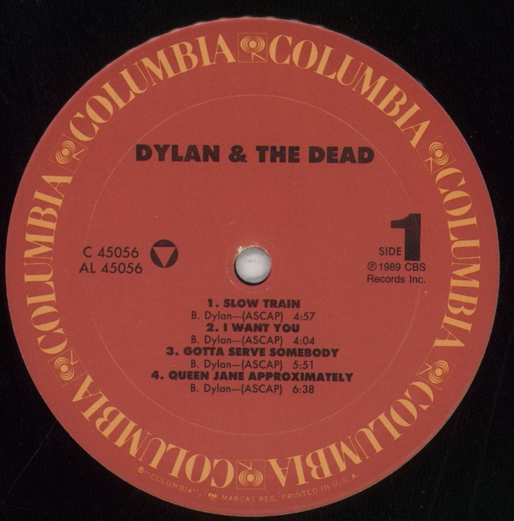 Bob Dylan Dylan & The Dead US vinyl LP album (LP record) DYLLPDY210281