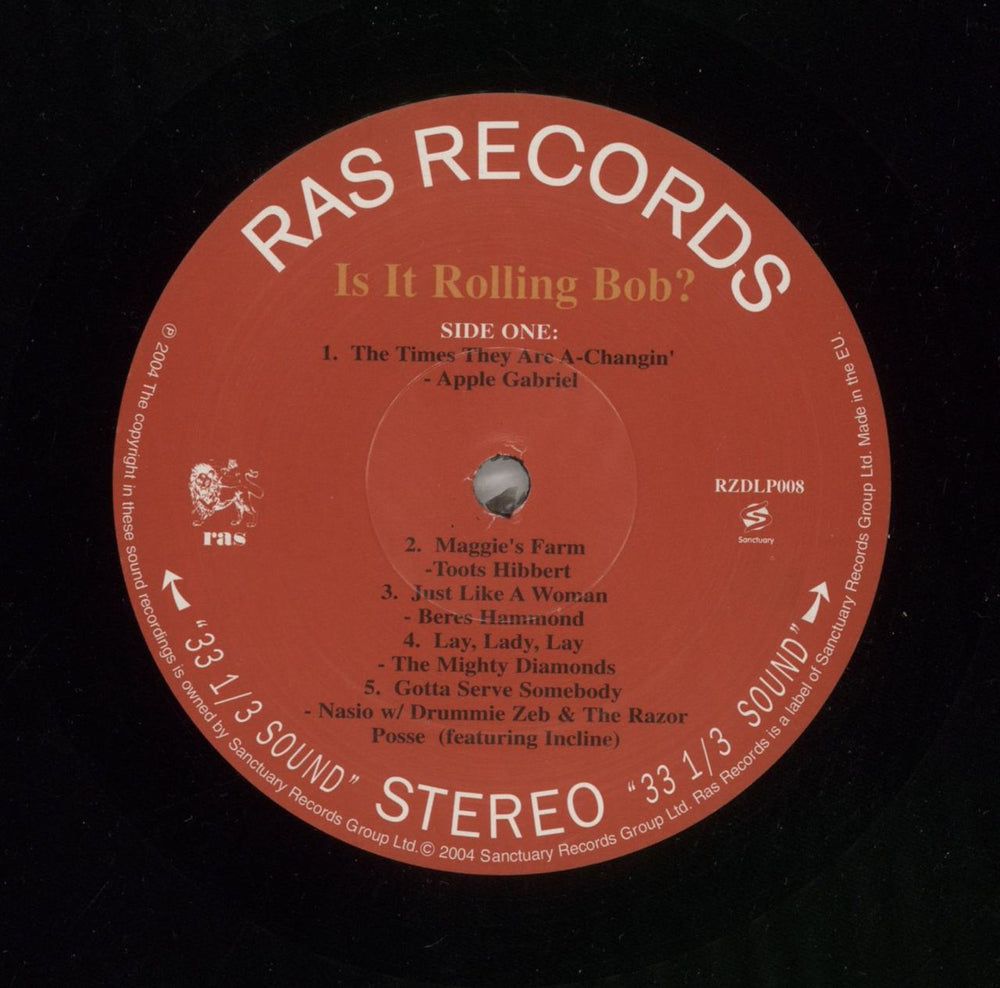 Bob Dylan Is It Rolling Bob? A Reggae Tribute To Bob Dylan UK 2-LP vinyl record set (Double LP Album) DYL2LIS295118