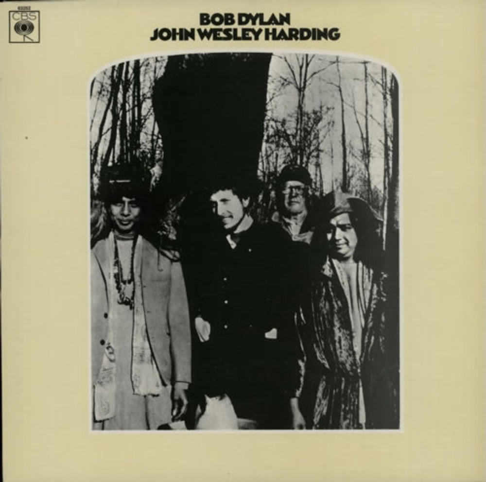 Bob Dylan John Wesley Harding - 3rd UK vinyl LP album (LP record) 63252