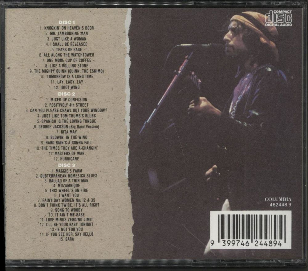 Bob Dylan Masterpieces Australian 3-CD album set (Triple CD) 9399746244894