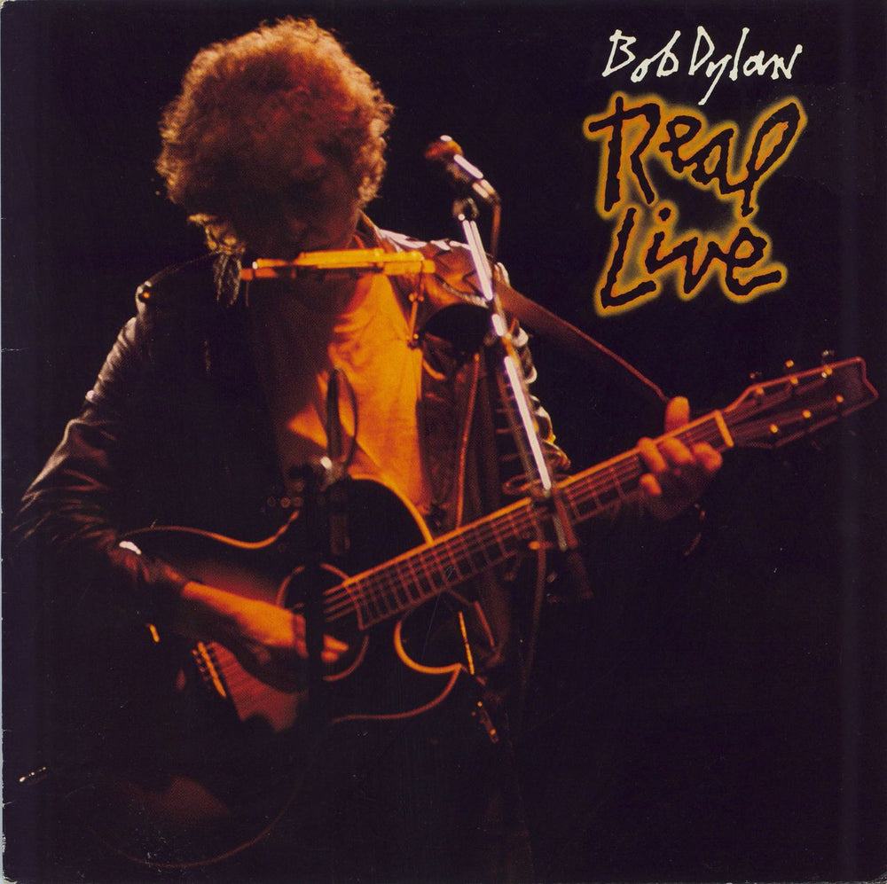 Bob Dylan Real Live - EX UK vinyl LP album (LP record) 26334