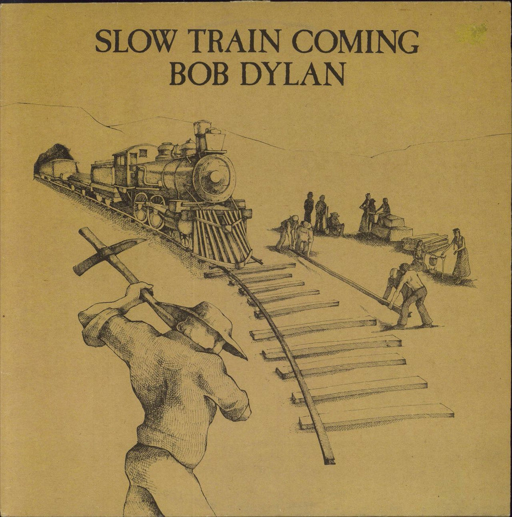 Bob Dylan Slow Train Coming - 1st + Inner UK vinyl LP album (LP record) 86095