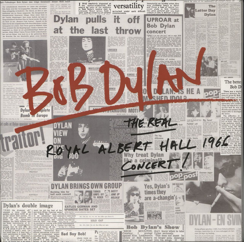 Bob Dylan The Real Royal Albert Hall 1966 Concert! UK 2-LP vinyl record set (Double LP Album) N/A