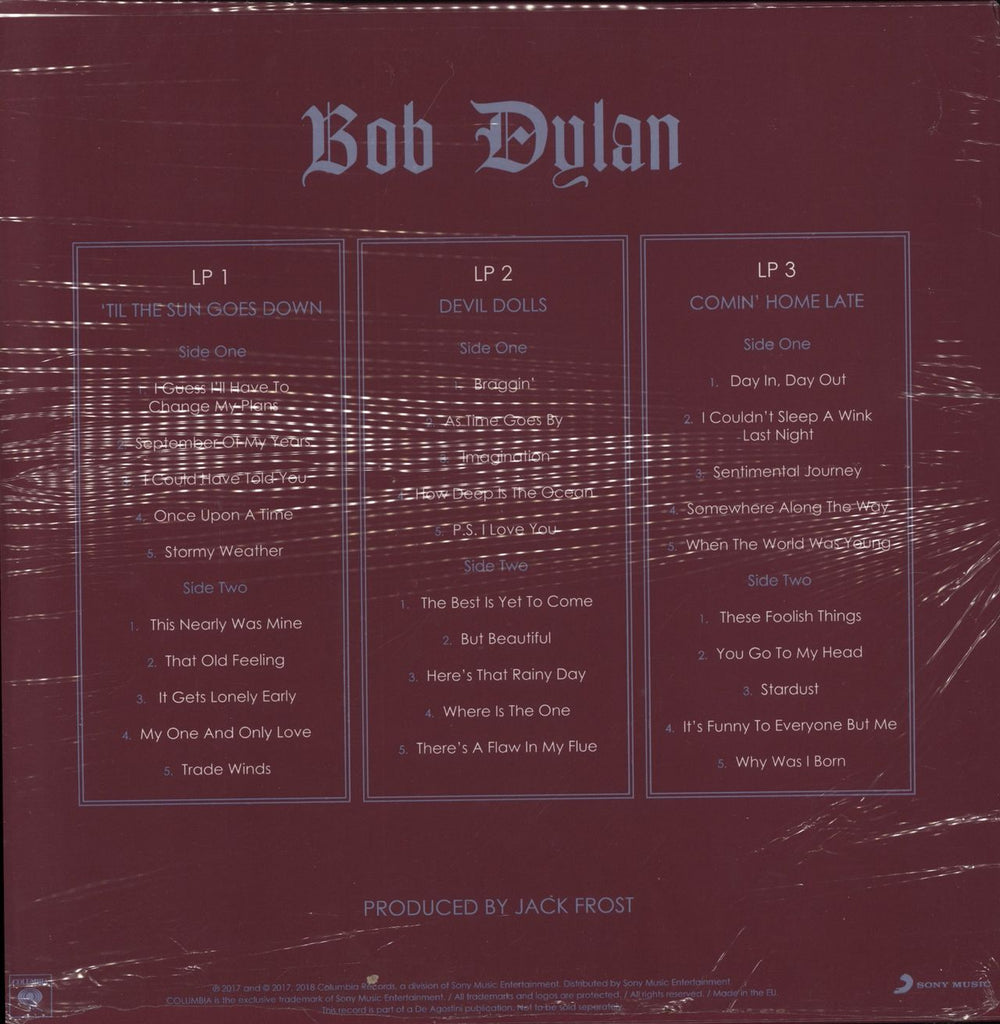 Bob Dylan Triplicate - 180gm Vinyl - Sealed + Booklet US 3-LP vinyl record set (Triple LP Album)