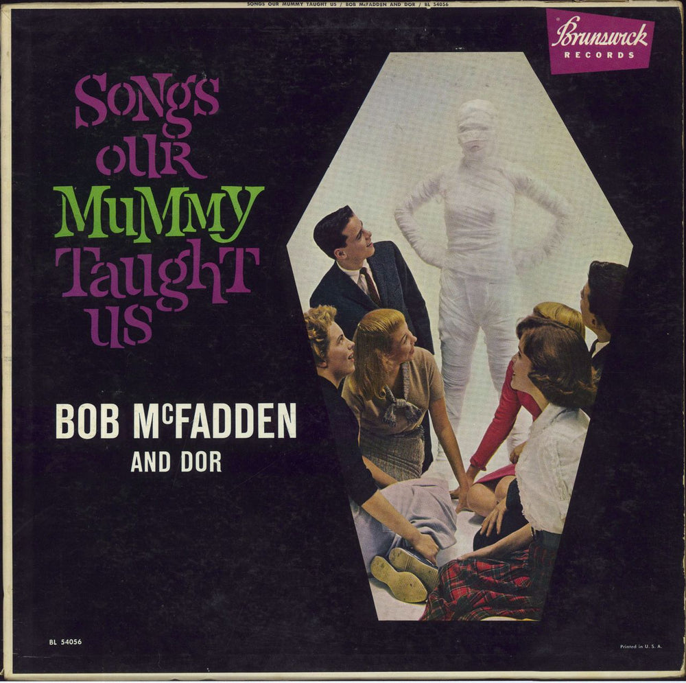 Bob McFadden & Dor Songs Our Mummy Taught Us US Promo vinyl LP album (LP record) BL54056