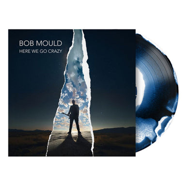 Bob Mould Here We Go Crazy - Black, White & Blue Smush Vinyl - Sealed UK vinyl LP album (LP record) 4099964140187