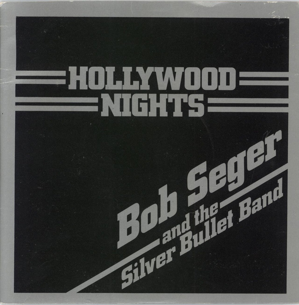 Bob Seger Hollywood Nights - Grey Vinyl UK 7" vinyl single (7 inch record / 45) CL16004