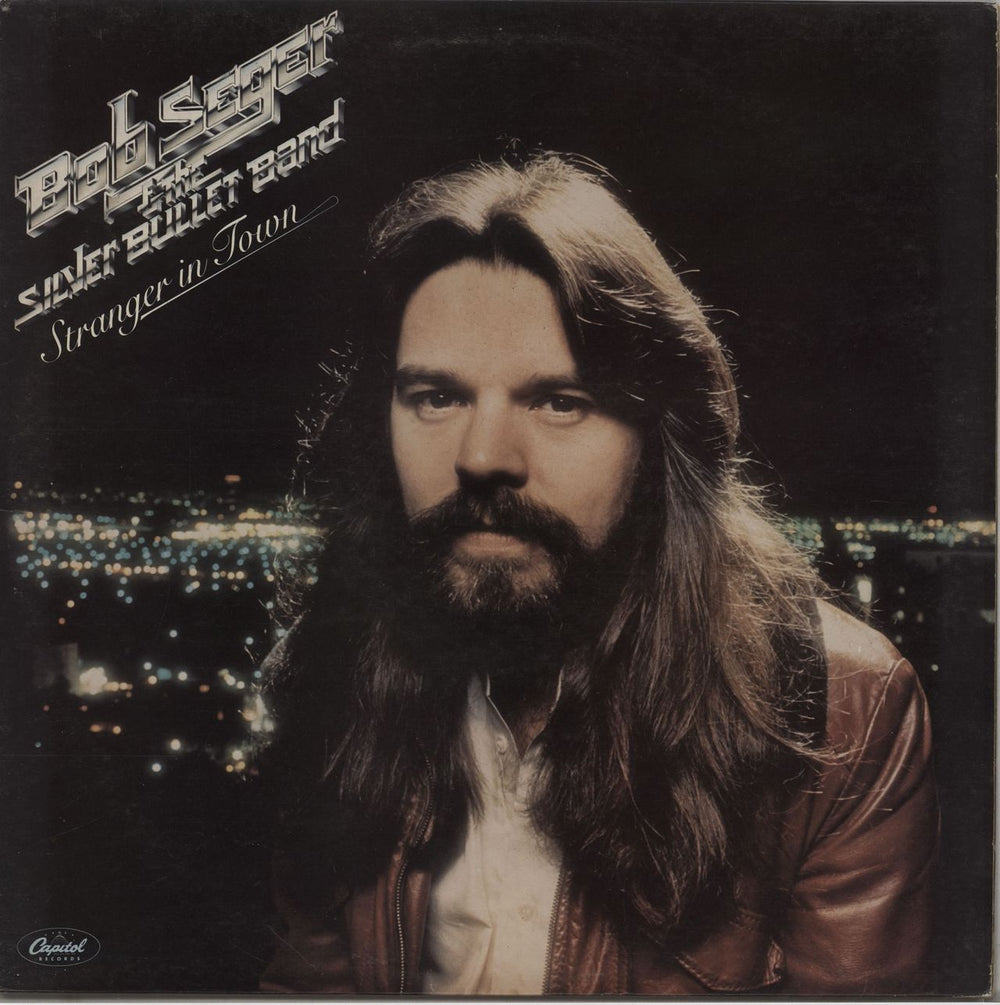 Bob Seger Stranger In Town - Silver Vinyl UK vinyl LP album (LP record) EA-STS11698