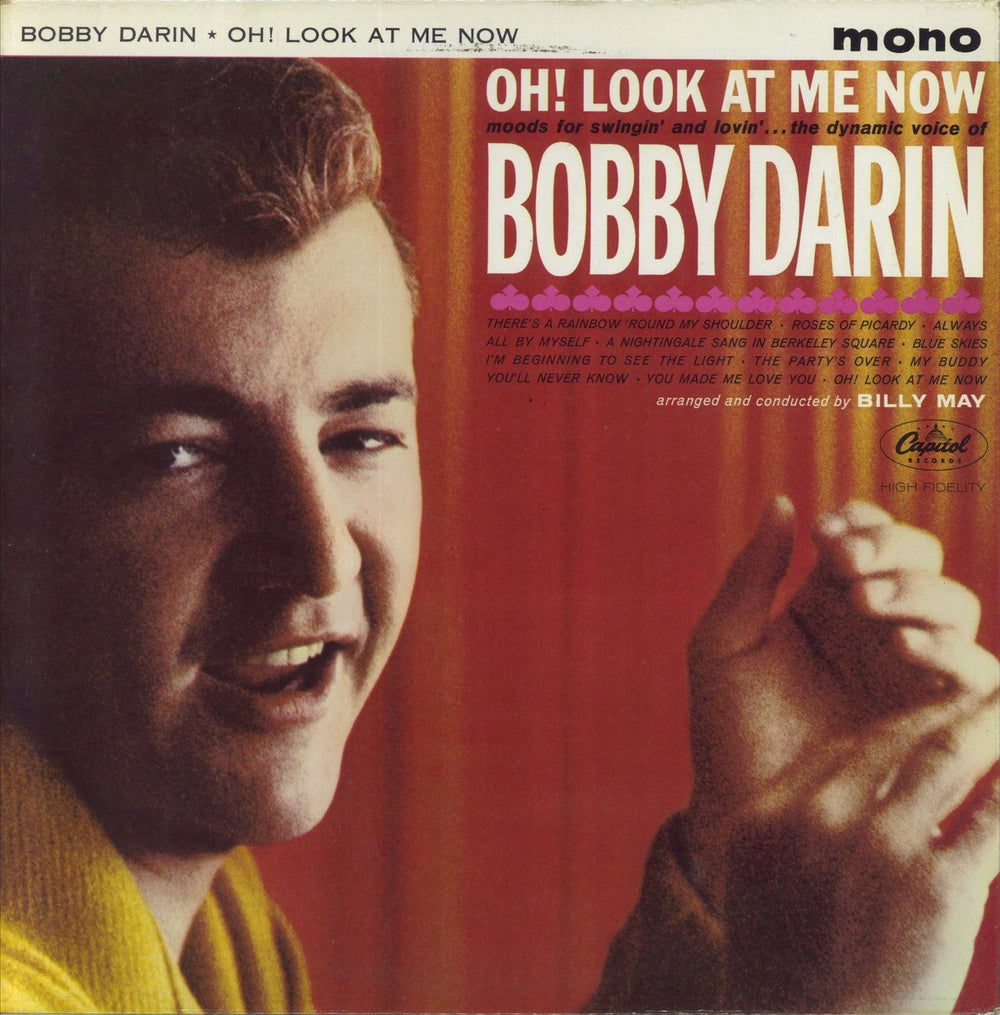 Bobby Darin Oh! Look At Me Now US vinyl LP album (LP record) T1791