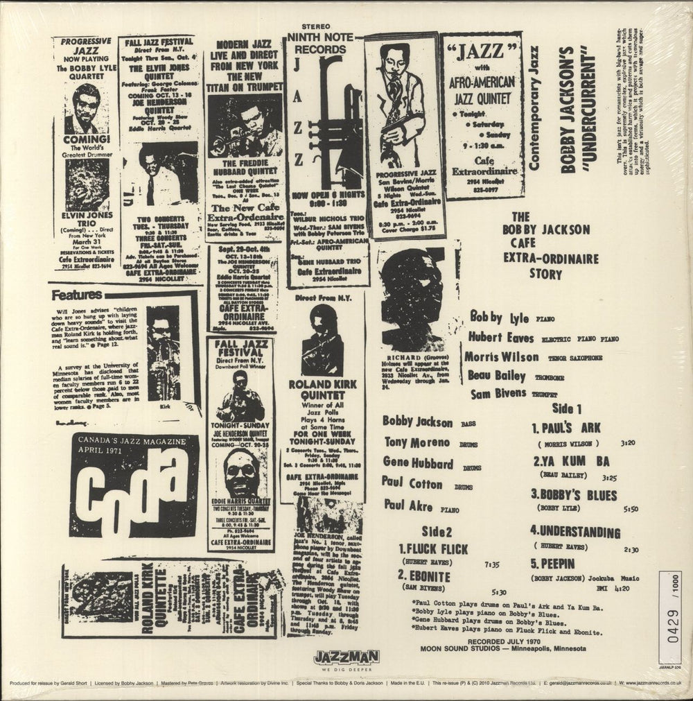 Bobby Jackson The Bobby Jackson's Cafe Extra-Ordinaire Story - Sealed UK vinyl LP album (LP record)