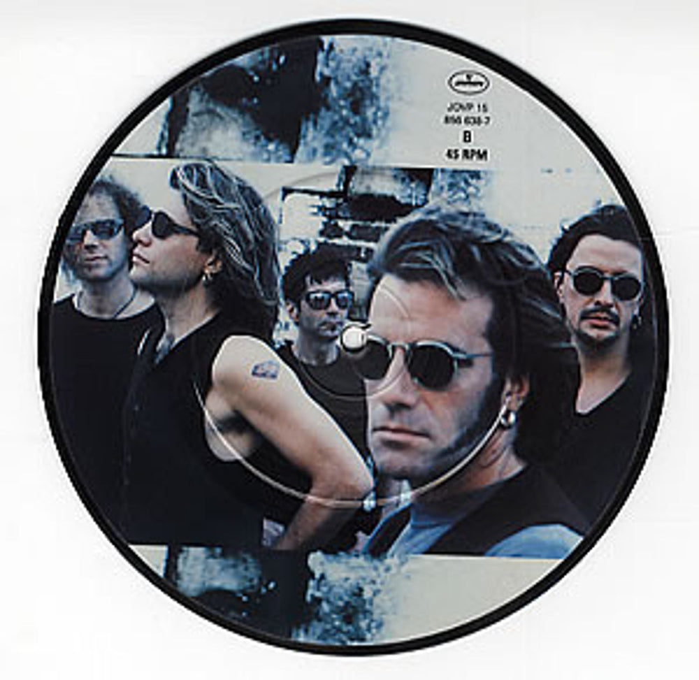 Bon Jovi Someday I'll Be Saturday Night UK 7" vinyl picture disc (7 inch picture disc single) BON7PSO41103