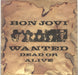 Bon Jovi Wanted Dead Or Alive UK 12" vinyl single (12 inch record / Maxi-single) JOV112