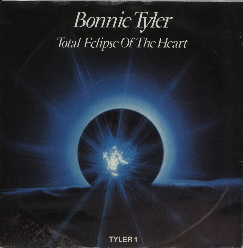 Bonnie Tyler Total Eclipse Of The Heart - paper label UK 7" vinyl single (7 inch record / 45) TYLER1